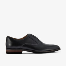 (Standard, 9.5 (Adults')) Banstead Lace Black Leather