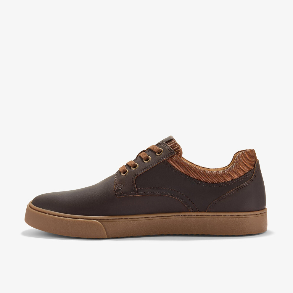 Clarks Lockton Tie Tan Oily Lea