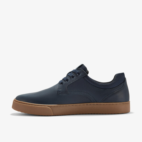 Clarks (Standard, 6 (Adults')) Lockton Tie Navy Oily Lea 1