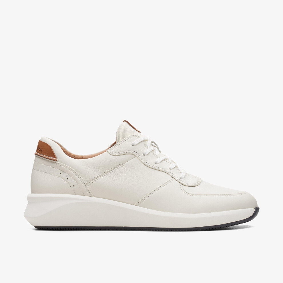Clarks (Standard, 3.5 (Adults')) Un Rio Sprint White Combi Lea