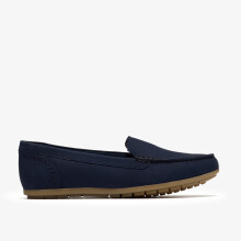 (Standard, 5 (Adults')) Elliotte Step Navy Nubuck