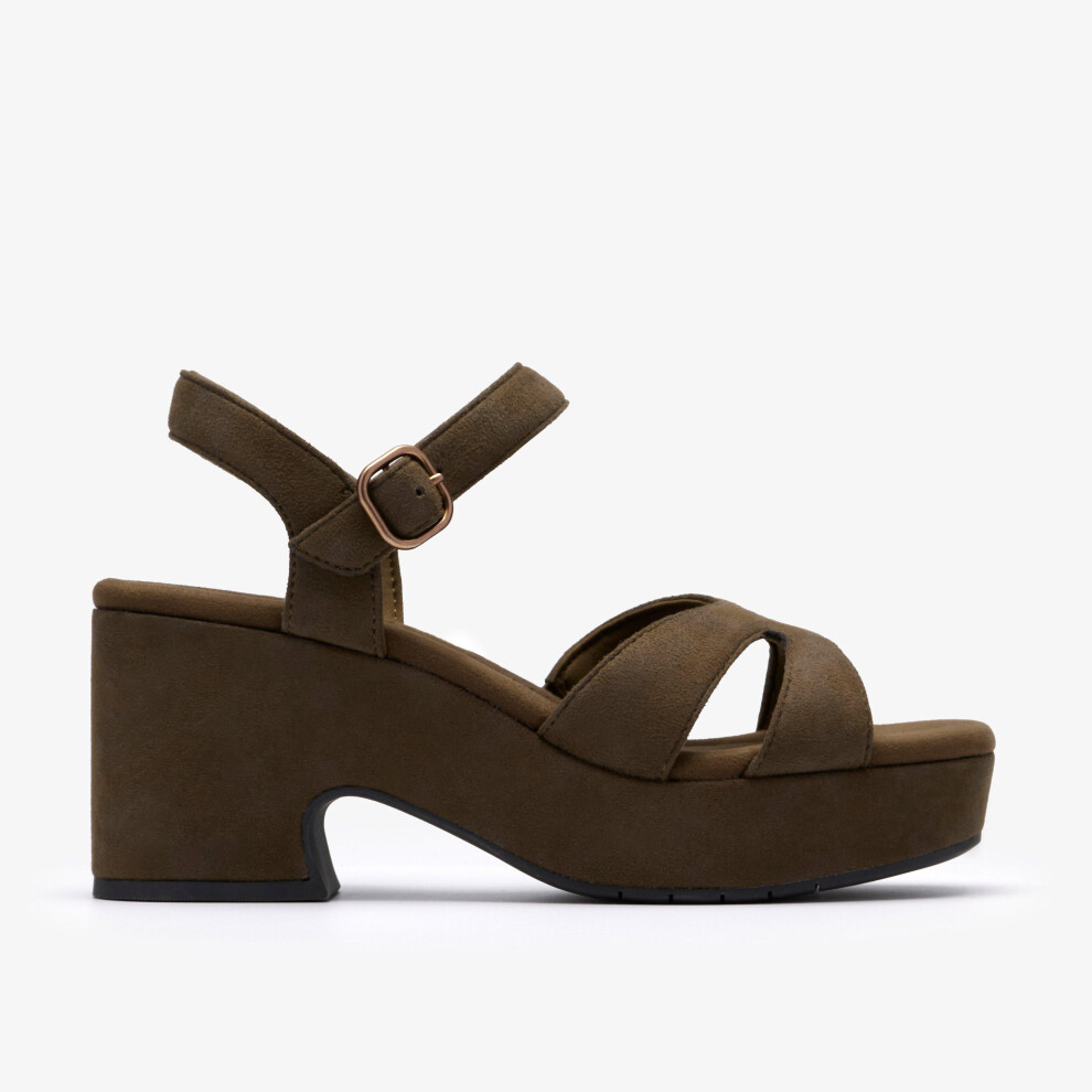 Clarks Nerisa Twist Dark Olive