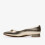 Clarks (Standard, 3 (Adults')) Natalyn Trim Gold Metallic 2