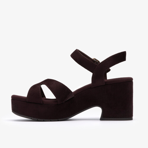 Clarks (Standard, 5 (Adults')) Nerisa Twist Dark Brown 1