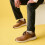 Clarks (Standard, 10.5 (Adults')) Motion Trek PT Dark Tan Lea 2