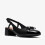 Clarks (Wide, 6.5 (Adults')) Iridessa Sling Black Leather 4
