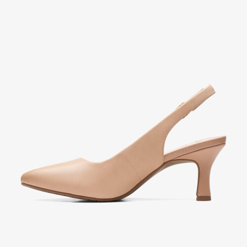 Clarks (Standard, 4 (Adults')) Kataleyna Step Warm Beige Lea 1
