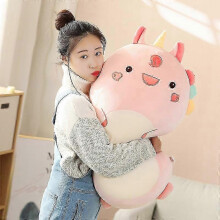 (dinosaur, 80cm) Squish Plush Toy Animal Kawaii Unicorn Dinosaur Lion Soft Big Buddy Stuffed Cushion Valentine's Gift For Kids GirlStuffed Animals