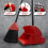 Long Handled Dustpan & Brush Set Strong Metal Handle Dust Pan Broom Sweeper 7