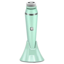 ICB Elektrische Gesichtsreinigungsbürste 3-Stufen, wasserdicht, Sonic Face Washer & Silikon-Reinigungsmassagegerät, Grün