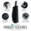 Pet Hair Remover Rubber Brush & Mirror Squeegee 3