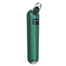 Elektrischer Mitesserentferner mit Wärmefunktion, 5 Saugstufen, Mikrokristall-Peeling, kabellos, USB-aufladbar – Grün
