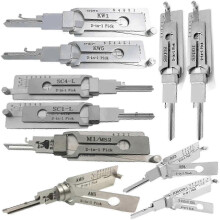 (SC20) 2in1 Lishi Tool For Sc1 Sc4 Kw1 Kw5 Am5 M1/ms2 Ss001 Nsn14 Cy24v.2 Fo38 Gm37 Gm39