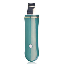 ICB Skin Scrubber Ultrasonique 4-en-1 - Spatule Électrique pour Nettoyage Profond des Pores, Extraction des Points Noirs et Exfoliation - Vert