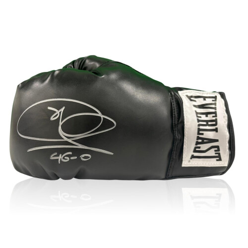 Joe Calzaghe Signed Black Boxing Glove
