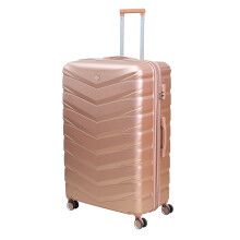 Travel Suitcase 28" Denver Rose Gold Expandable Luggage Trolley 360 8-Wheel ABS