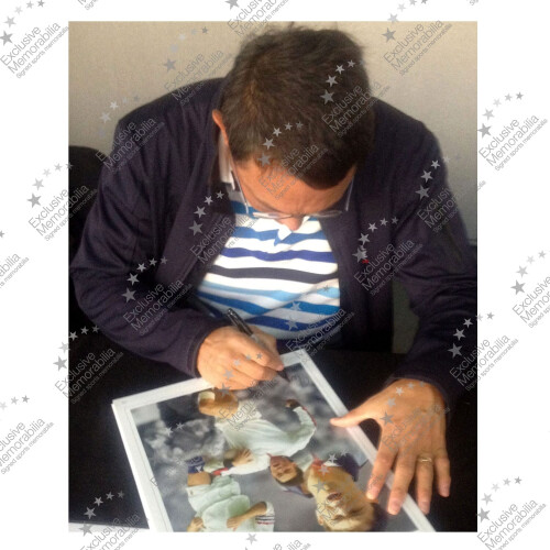 Rory Underwood Signed England Rugby Photo. Framed 2