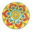 Dessert Bowl Set Stoneware Blue Mandala 12cm Snacks Pudding Bowl Decorative 6pcs 3