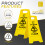 PACK OF 2 WET FLOOR SIGNS CAUTION WARNING BOARD 6