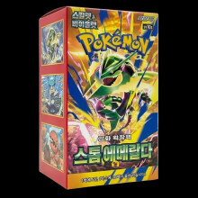 Pokemon Cards Storm Emeralda, Korean Pokemon Booster Box - Booster Box including 30 Sealed Booster Packs Featuring Mega Rayquaza ex - TCYM Product