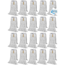 Kentucky Mop Heads 20 Pack 16oz Cotton Refills Set