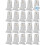 Kentucky Mop Heads 20 Pack 16oz Cotton Refills Set 1