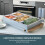 Cooks Professional Cooks Professional 4 Section Buffet Warmer | 7.2L | Nordic Grey 2