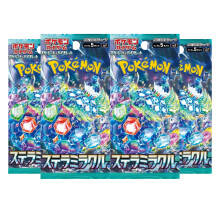 Pokemon Cards Stellar Crown, Japanese Stellar Miracle - Booster Bundle including 4 Pokemon Booster Packs - TCYM Product