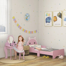 ZONEKIZ Kids Bedroom Furniture Set for 3-6 Years, Cat-Design