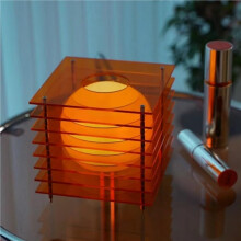 2X LED Lighting Multi-Layer Acrylic Lamp DIY Artistic Moonlight Glow for Bedrooms, Living Rooms, and Offices