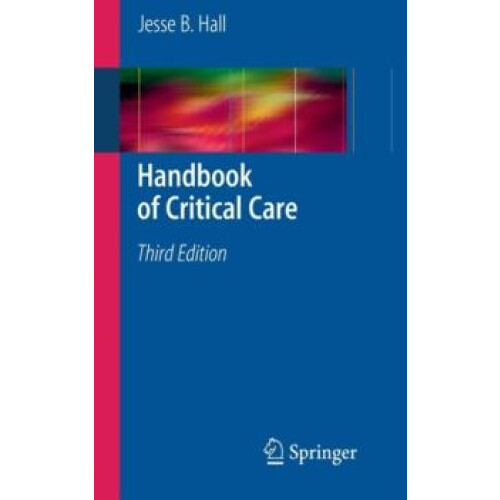 Handbook of Critical Care Paperback Book