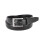 CTM Men's Leather 28.5 mm Basic Dress Belt with Silver Buckle 10