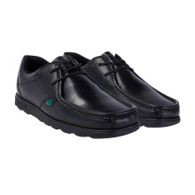 (8 UK, Black) Kickers Mens Fragma Leather Shoes