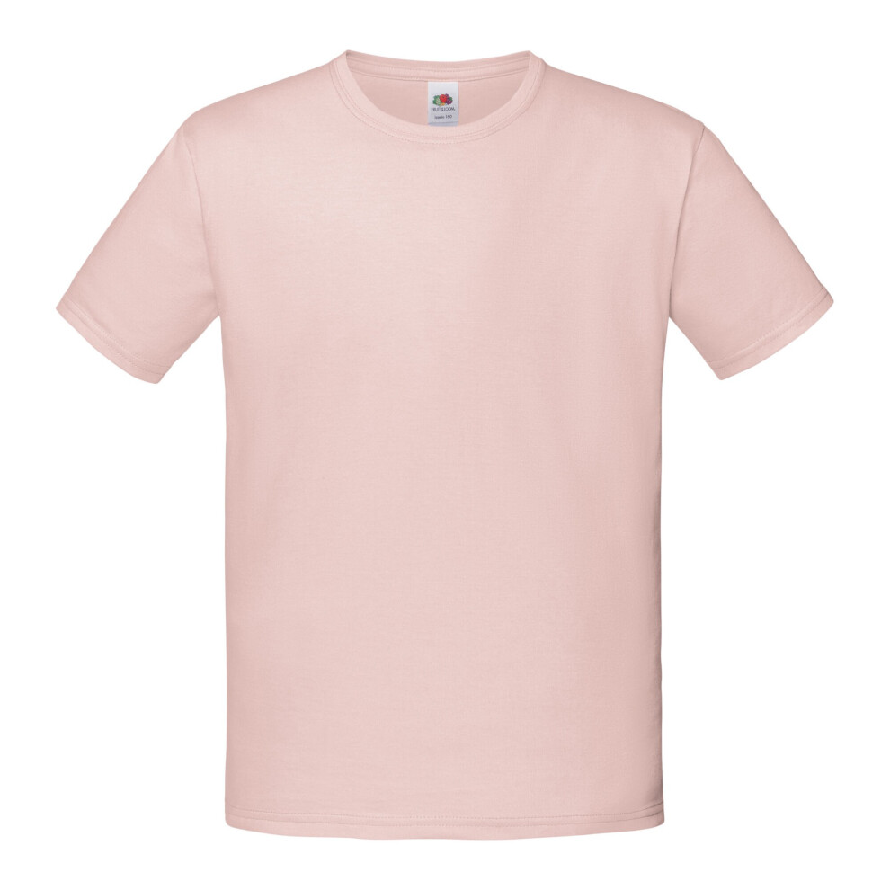 Fruit Of The Loom (12-13 Years, Powder Rose) Childrens/Kids Iconic 150 T-Shirt