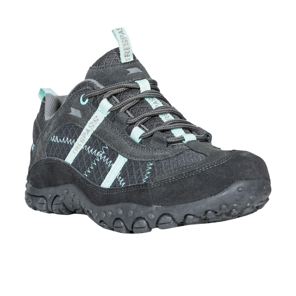 Trespass Women's Dark Grey Fell Lightweight Walking Shoes In | : Size 5 - Image 3