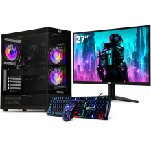 Gaming PC Bundle - 27" Monitor i5 GTX 750 4GB 128 + 1TB Storage