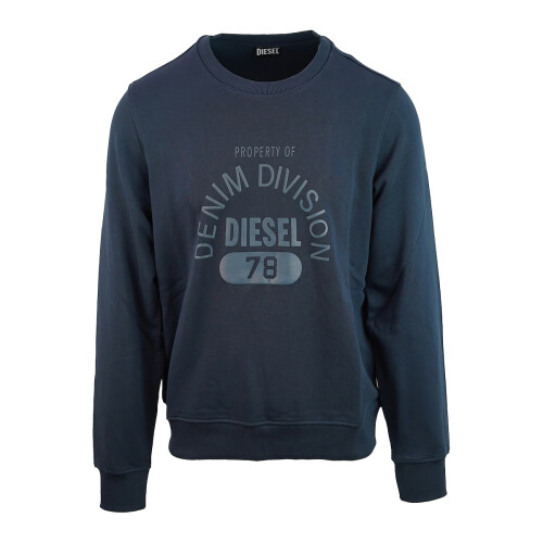 Diesel (L, Blue) Diesel Mens Division Logo Sweatshirt