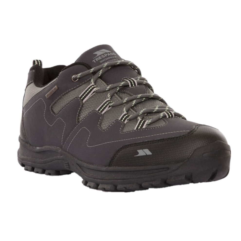 Trespass Mens Finley Low Cut Hiking Shoes (Graphite) - Black - Size UK 9.5 - Image 3