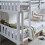 Bedmaster Icon White Wooden Bunk Bed 2