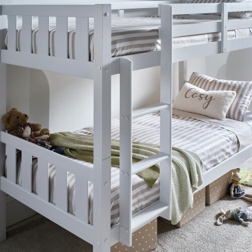 Bedmaster Icon White Wooden Bunk Bed 1