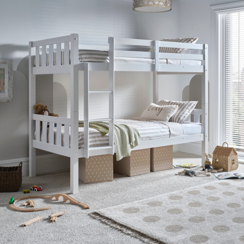 Bedmaster Icon White Wooden Bunk Bed 2