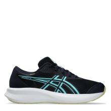 (5 UK, Midnight/Green) Asics Childrens/Kids Patriot Running Trainers