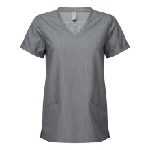 (5XL, Dynamo Grey) Onna Womens/Ladies Invincible Stretch Work Tunic