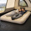 airzzZ Inflatable Flocked Air Bed Beige Double 1