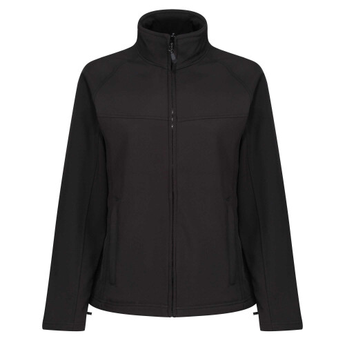 (10, All Black) Regatta Professional Ladies Uproar Softshell Wind Resistant Jacket