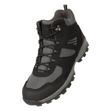 (8 UK, Jet Black) Mountain Warehouse Mens Mcleod Wide Walking Boots