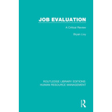 Job Evaluation A Critical Review by Bryan Livy Paperback Book