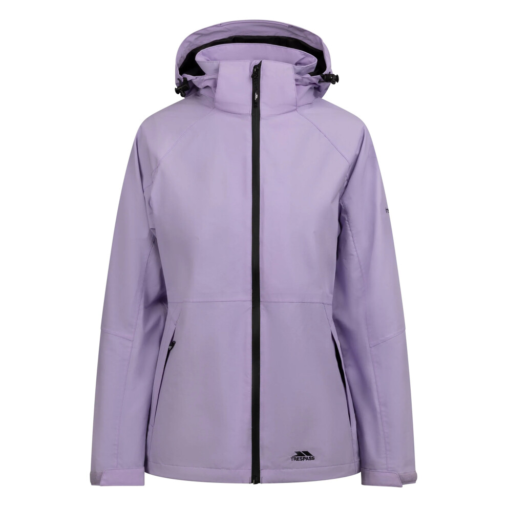 Trespass Women's Tilbury TP75 Waterproof Jacket in Purple | Size: Small - Image 2