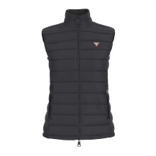 (10 UK, Jet Black) Guess Womens/Ladies Quilted Gilet