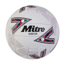 (5, White/Red/Blue) Mitre Shooter Netball